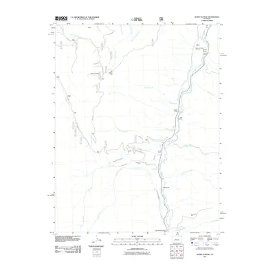 2011 Map of Alpine Plateau, 2011 Print