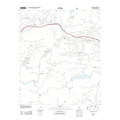 2012 Map of Alpine, 2012 Print