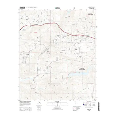 2015 Map of Alpine, 2015 Print