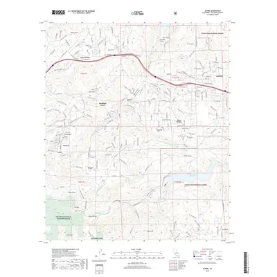2018 Map of Alpine, 2018 Print