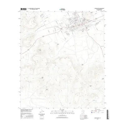 2016 Map of Alpine South, 2016 Print