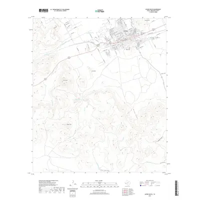 2019 Map of Alpine South, 2019 Print