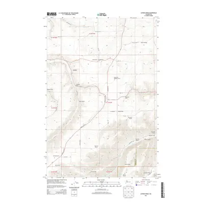 2013 Map of Alpowa Ridge, 2013 Print