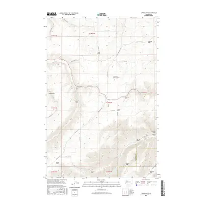 2017 Map of Alpowa Ridge, 2017 Print