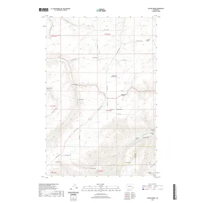 2020 Map of Alpowa Ridge, 2020 Print