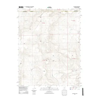 2013 Map of Alps Mesa, 2013 Print