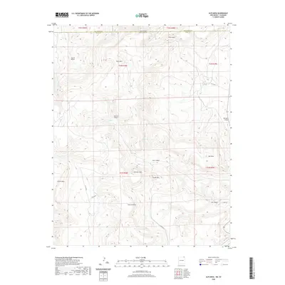 2020 Map of Alps Mesa, 2020 Print