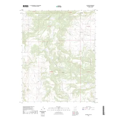 2023 Map of Alps Mesa, 2023 Print