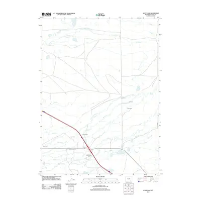 2012 Map of Alsop Lake, 2012 Print