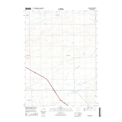 2015 Map of Alsop Lake, 2015 Print