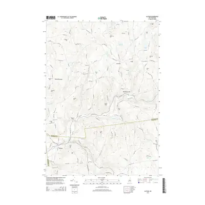 2015 Map of Alstead, 2015 Print