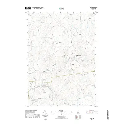 2018 Map of Alstead, 2018 Print