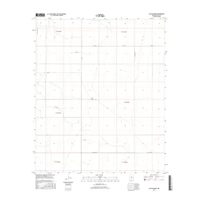 2017 Map of Alston Ranch, 2017 Print