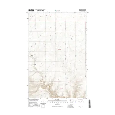 2017 Map of Alstown, 2017 Print