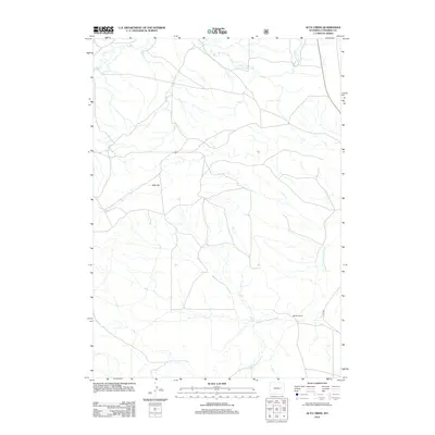 2012 Map of Alta Creek, 2012 Print