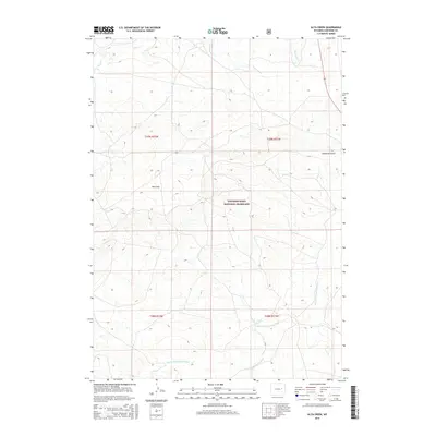 2015 Map of Alta Creek, 2015 Print