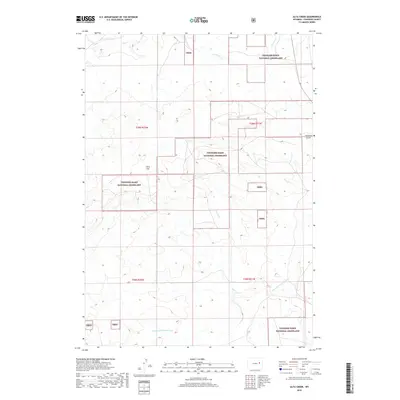 2018 Map of Alta Creek, 2018 Print