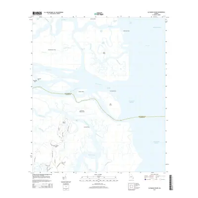 2014 Map of Altamaha Sound, 2014 Print