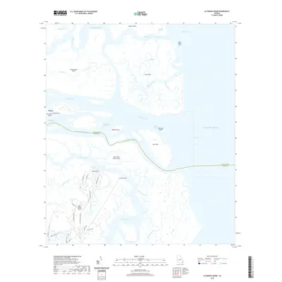 2020 Map of Altamaha Sound, 2020 Print