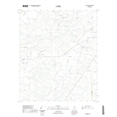 2020 Map of Altamaha SW, 2020 Print