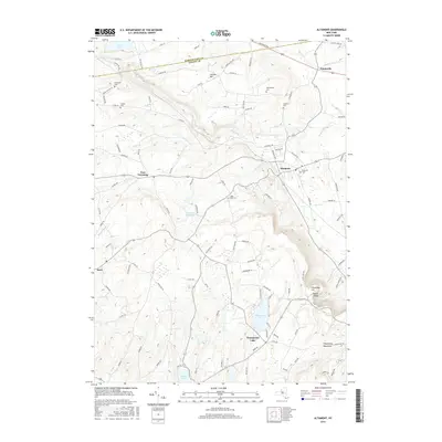 2016 Map of Altamont, 2016 Print