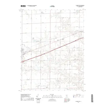 2021 Map of Altamont East, 2021 Print