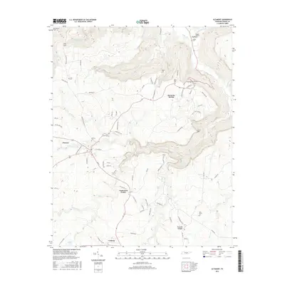 2016 Map of Altamont, 2016 Print