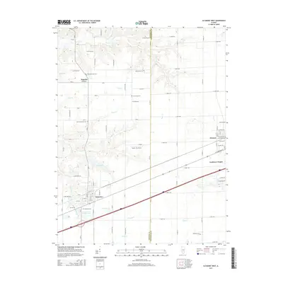 2015 Map of Altamont West, 2015 Print