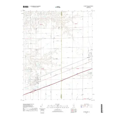 2018 Map of Altamont West, 2018 Print