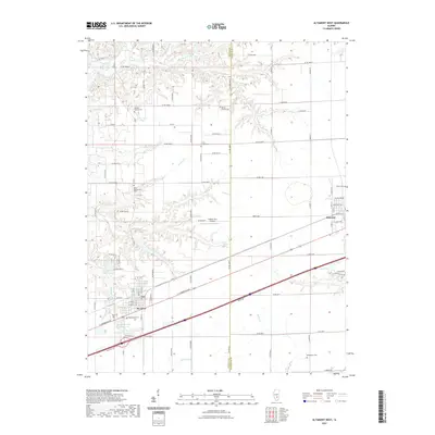 2021 Map of Altamont West, 2021 Print