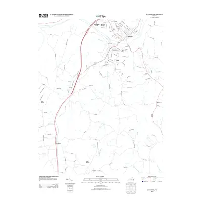 2013 Map of Altavista, 2013 Print