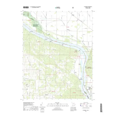2017 Map of Altenburg, 2017 Print