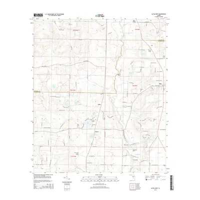 2015 Map of Altha West, 2015 Print