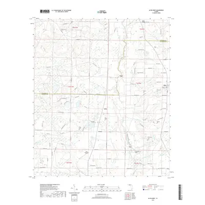 2018 Map of Altha West, 2018 Print