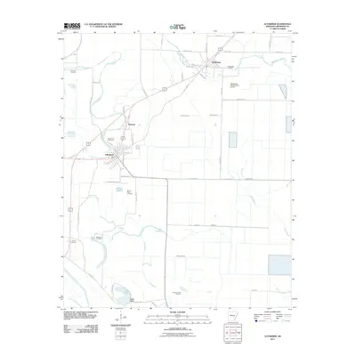 2011 Map of Altheimer, 2011 Print