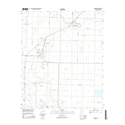 2014 Map of Altheimer, 2014 Print