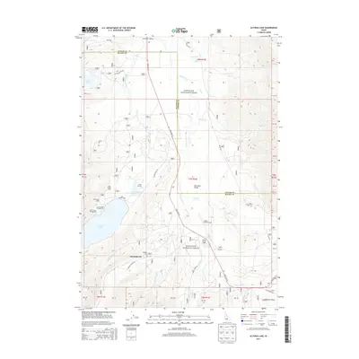 2013 Map of Alturas Lake, 2013 Print