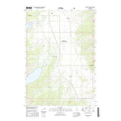 2017 Map of Alturas Lake, 2017 Print