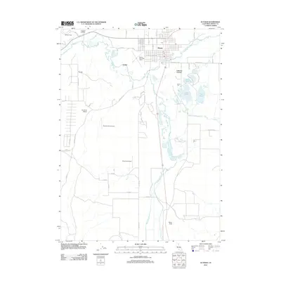 2012 Map of Alturas, 2012 Print
