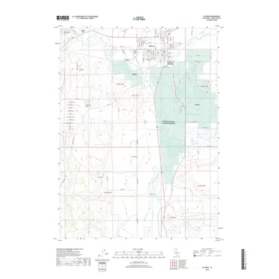 2018 Map of Alturas, 2018 Print