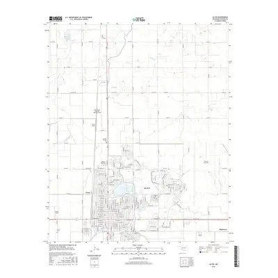 2016 Map of Altus, 2016 Print