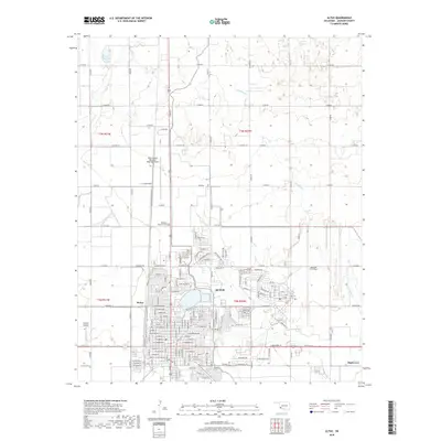 2018 Map of Altus, 2018 Print