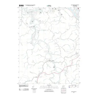 2011 Map of Alum Creek, 2011 Print