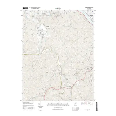 2016 Map of Alum Creek, 2016 Print