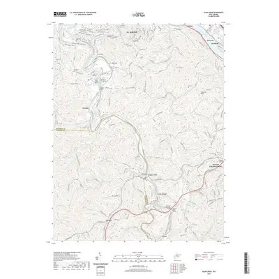 2019 Map of Alum Creek, 2019 Print
