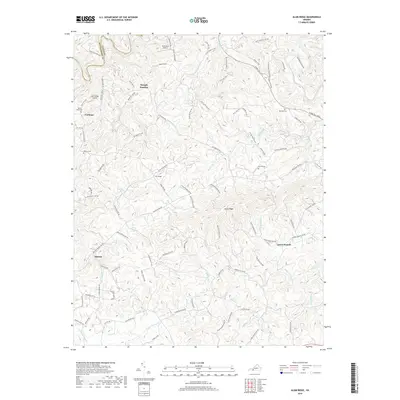 2019 Map of Alum Ridge, 2019 Print