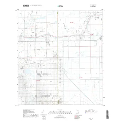 2018 Map of Alva, 2018 Print