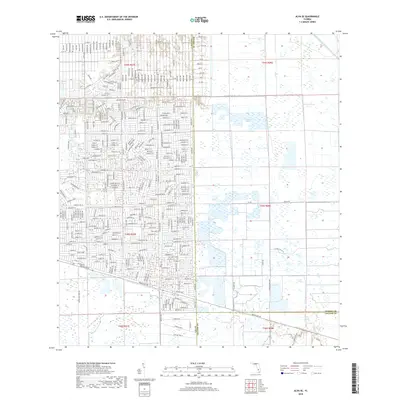2018 Map of Alva SE, 2018 Print