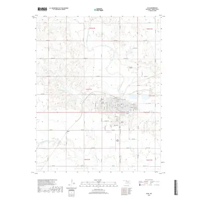 2018 Map of Alva, 2018 Print