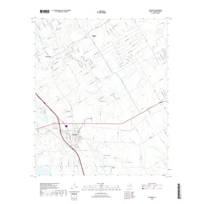 2019 Map of Alvarado, 2019 Print